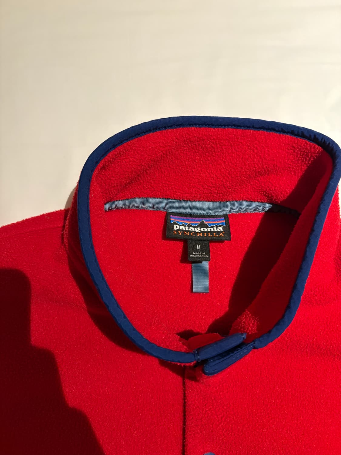 파타고니아 신칠라 스냅티 풀오버 레드 m 사이즈 상품이미지2