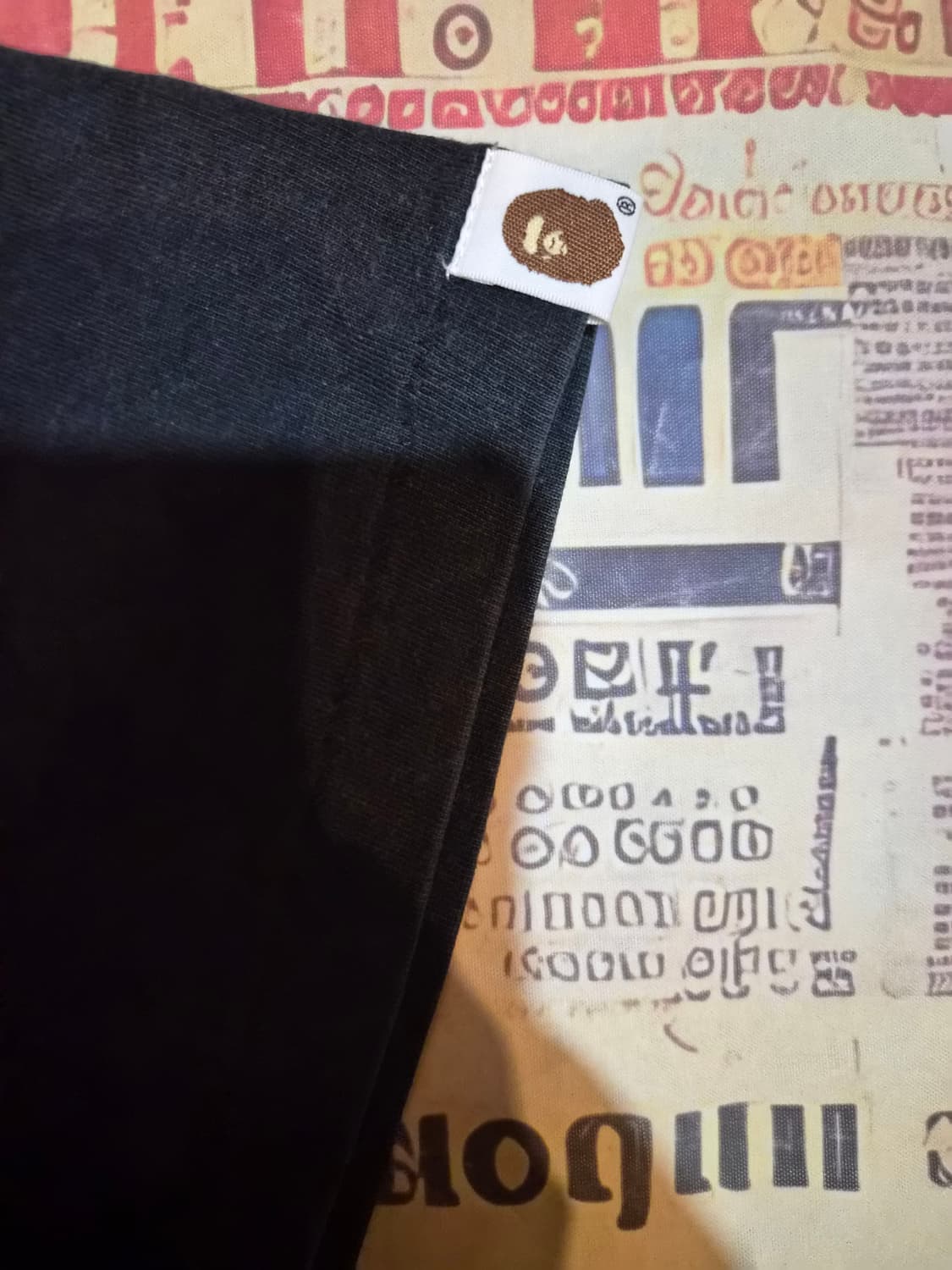 베이프 컬리지 반팔 L 상품이미지4