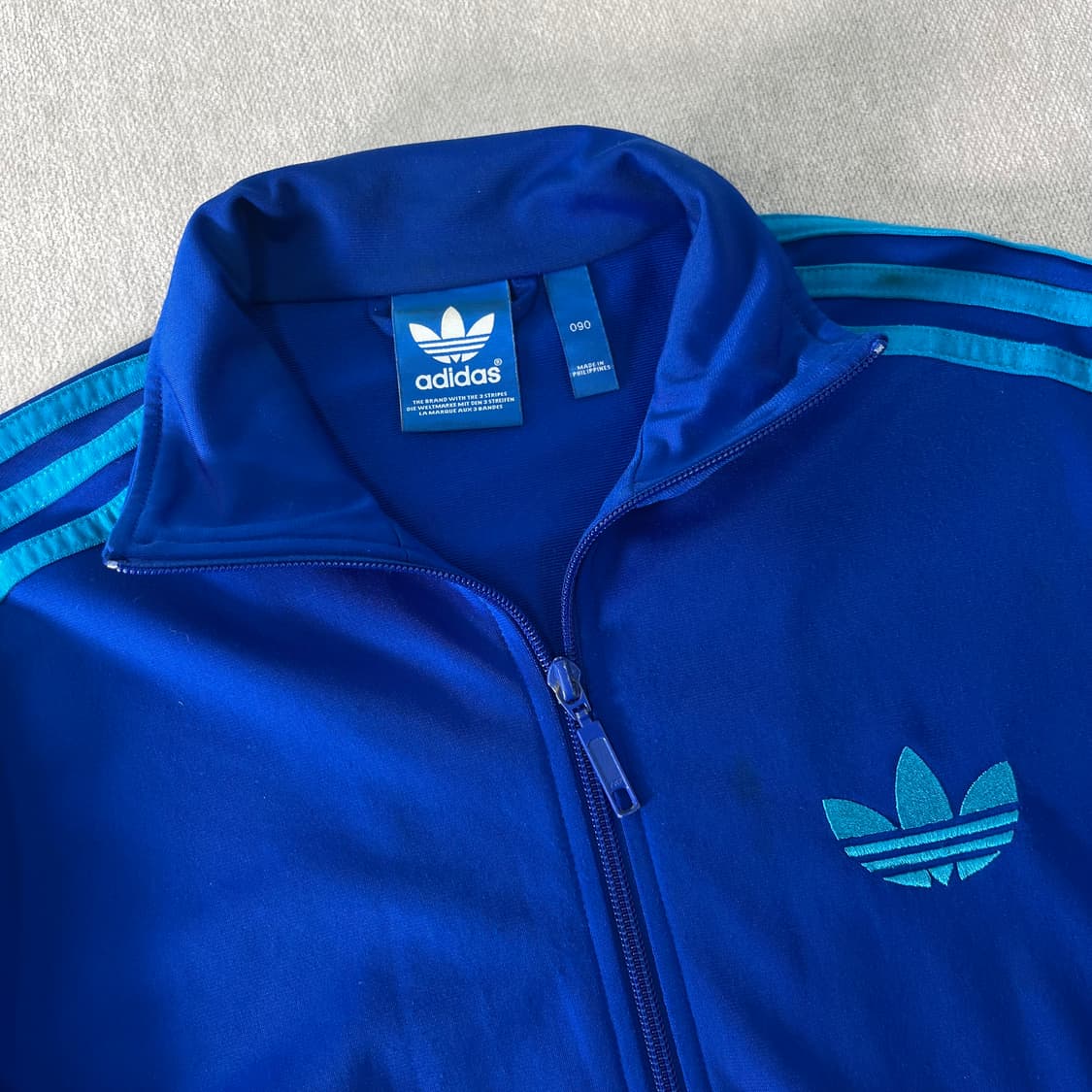 100 아디다스 파이어버드 블루 트랙탑 져지   상품이미지2