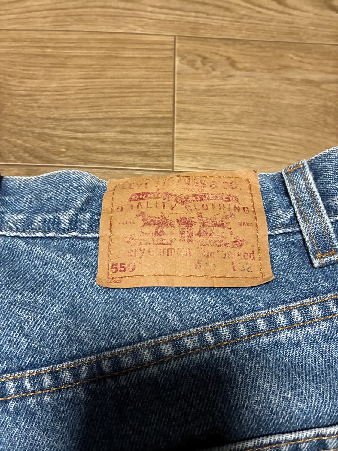 34/32 리바이스 550 워싱 데님 스케이터 상품이미지6