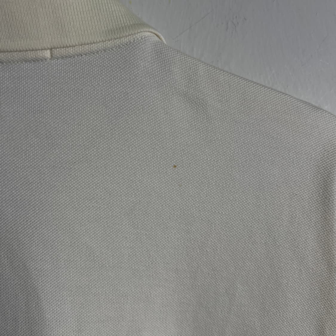 버버리 빈티지 크림 노바 체크 반팔 폴로 셔츠 M 상품이미지8