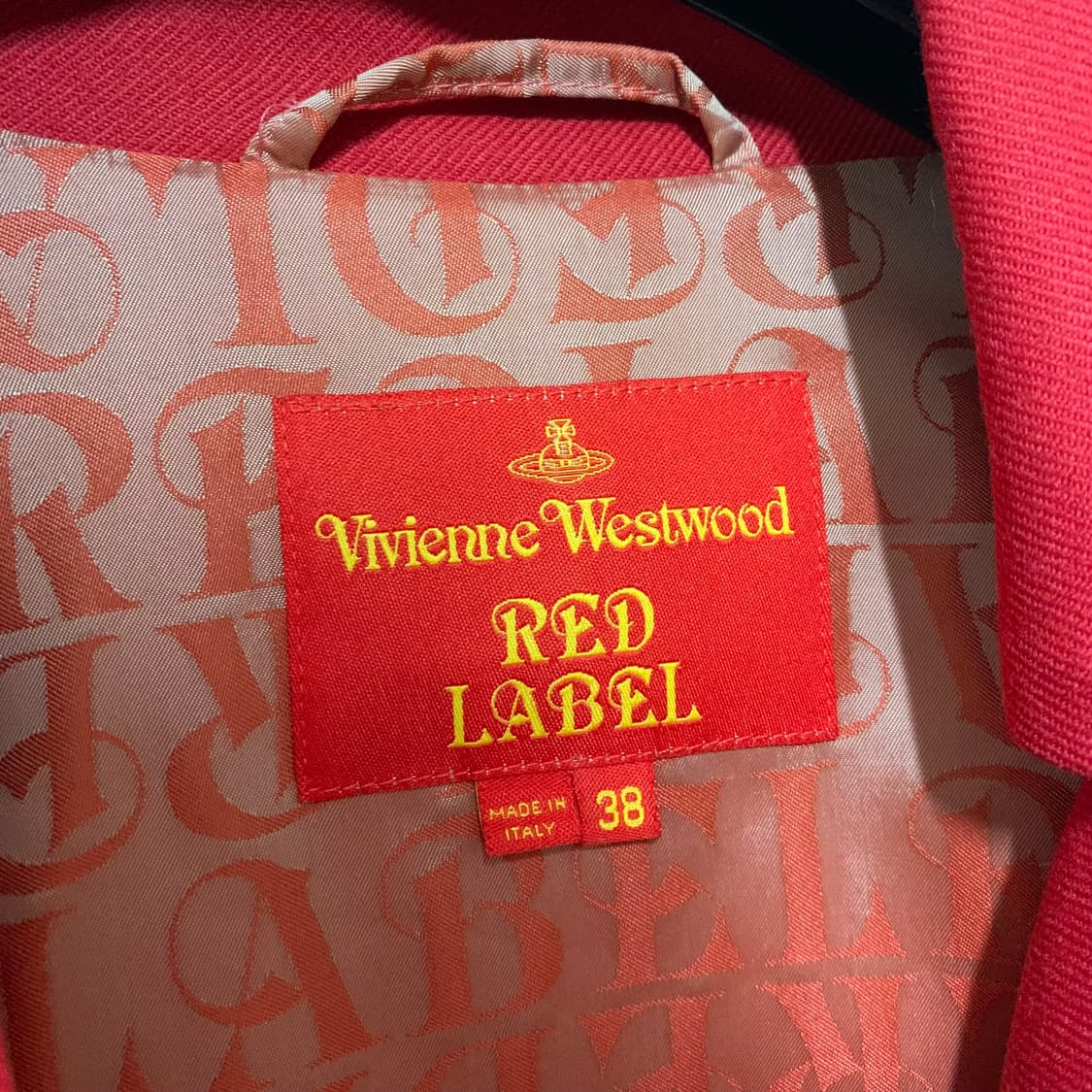 비비안웨스트우드 레드 멀티 웨어 울 언밸런스 코트 상품이미지8