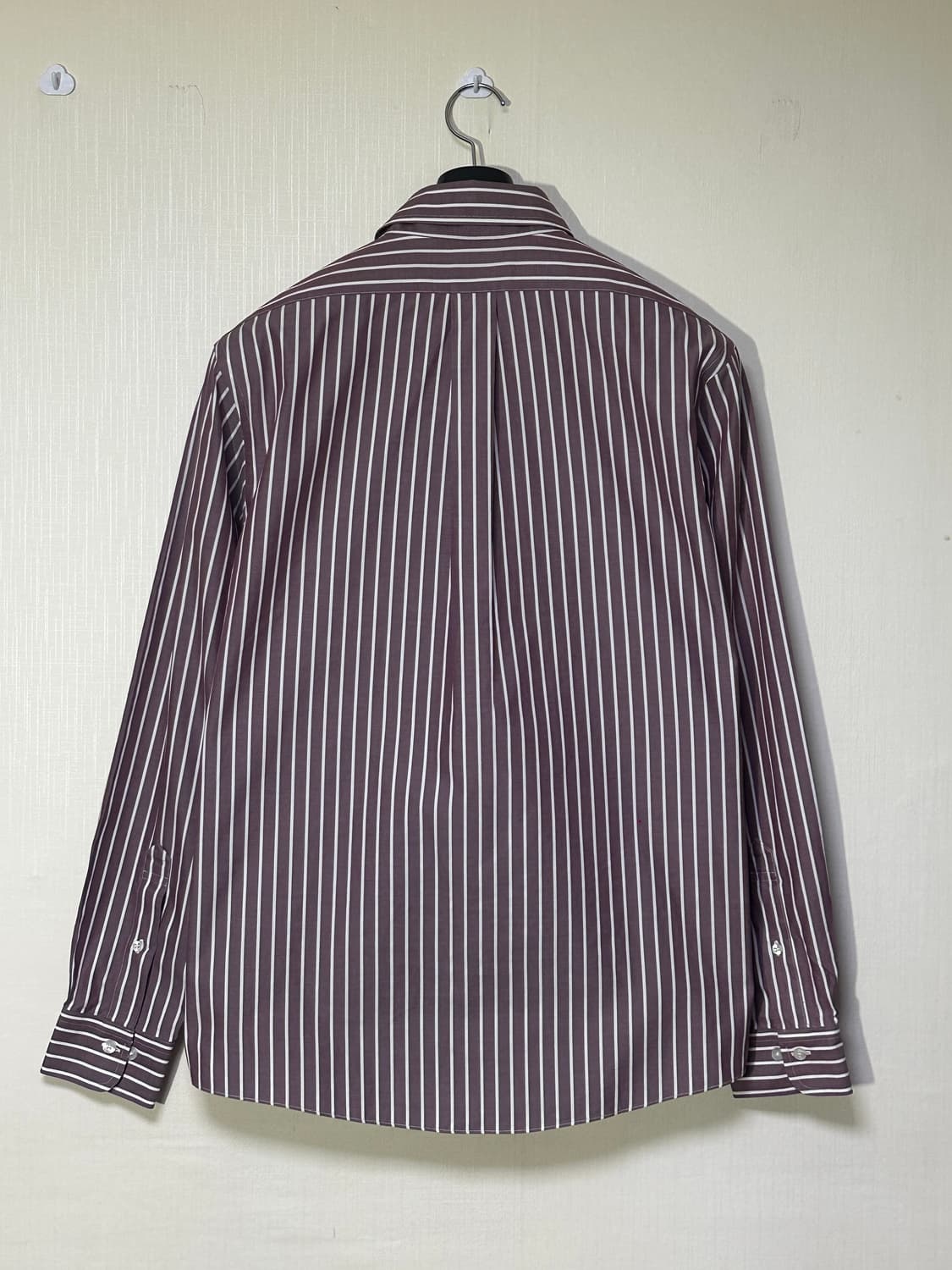 새상품급)브룩스브라더스 수피마코튼 스트라이프 셔츠M/100/리젠트핏 상품이미지3