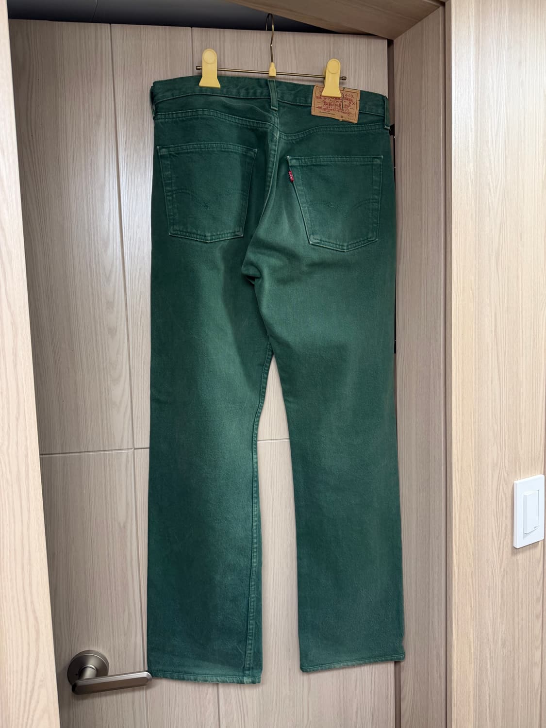 리바이스 501 빈티지 그린 데님 상품이미지5