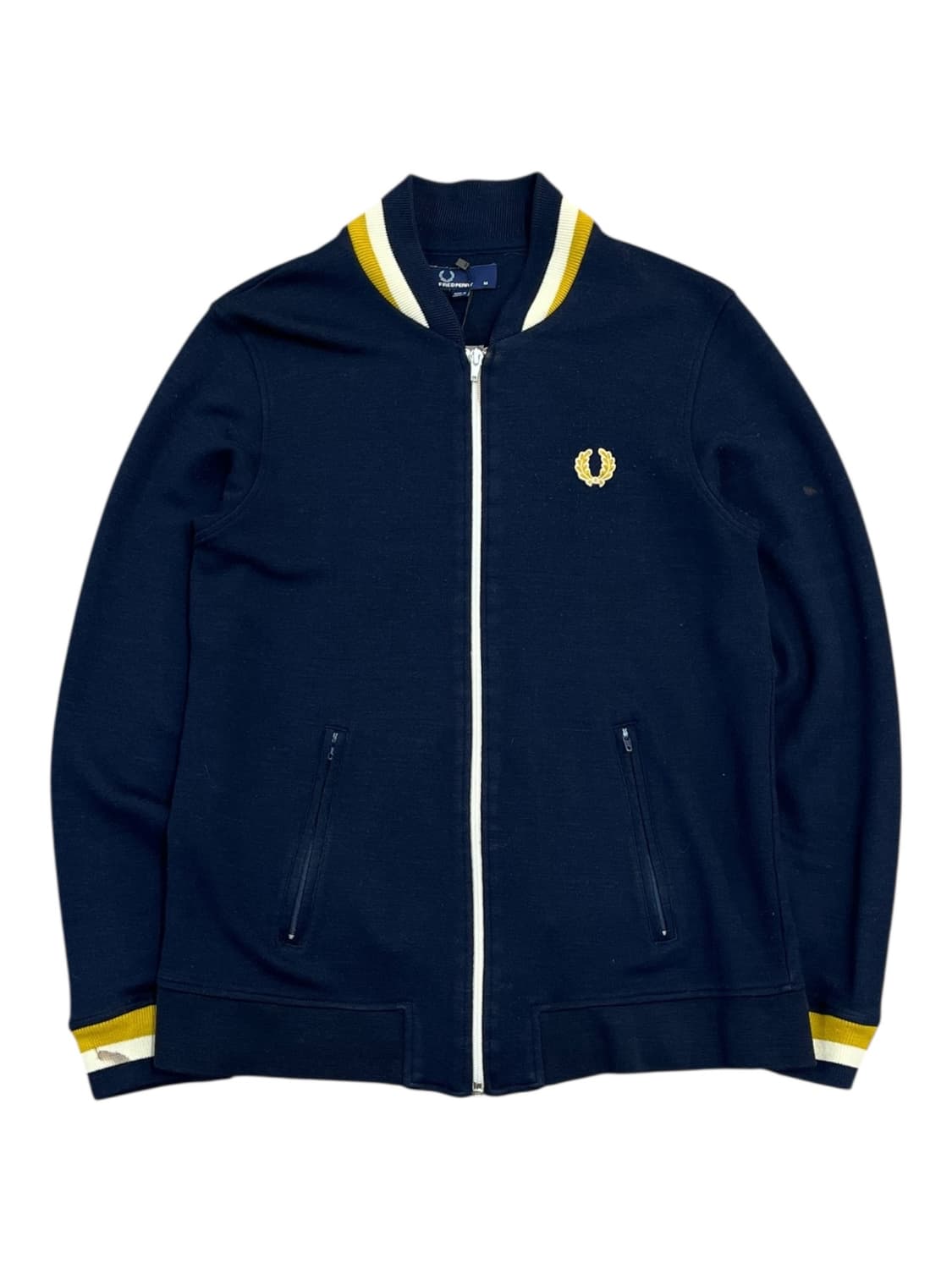 프레드페리 니트 져지 네이비 M #csz2154 상품이미지3