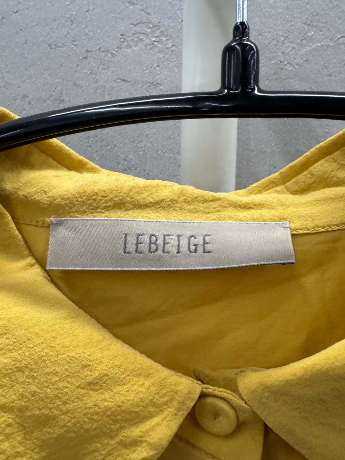 LEBEIGE 르베이지 노란색 셔츠 상품이미지3