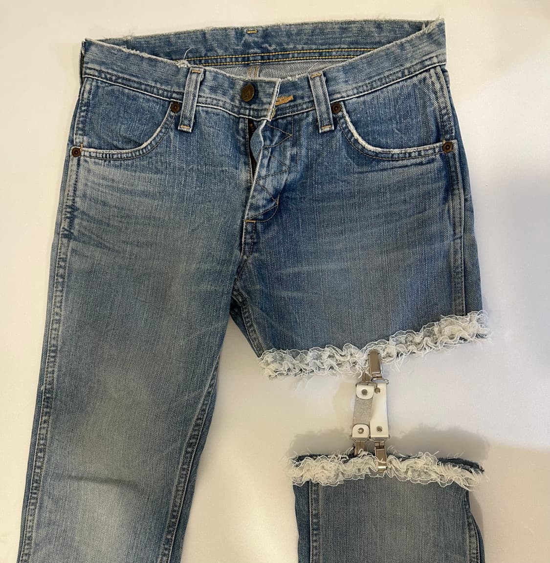 (희귀)Lee 가터벨트팬츠 더미스테리어스호텔 상품이미지3