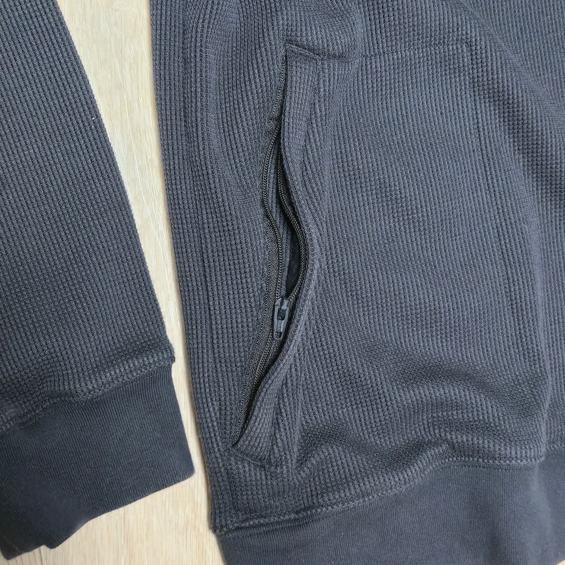 아디다스 와플 하프 집업 블랙 XL 상품이미지7