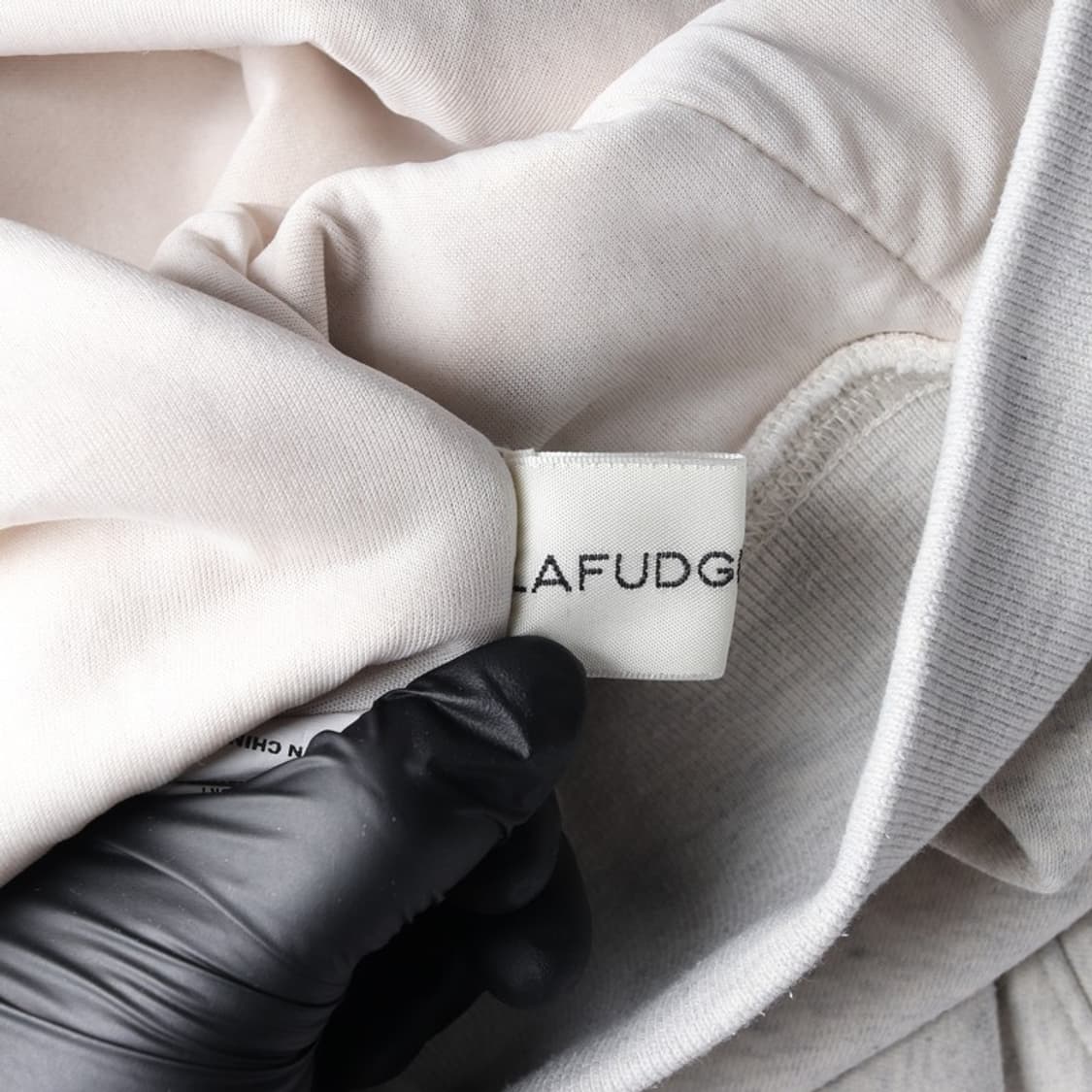 라퍼지스토어 오버핏 스냅 버튼 후드 집업 오트밀 상품이미지5