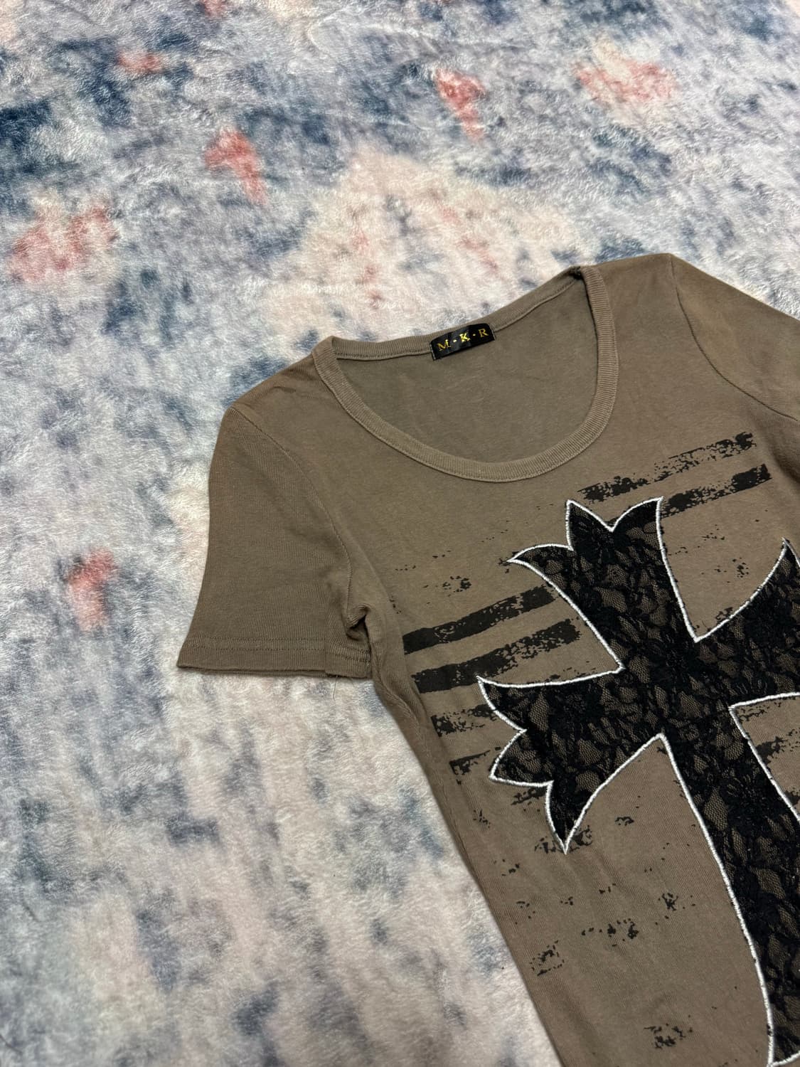 Mkr 00s rare gothic cross top 상품이미지3
