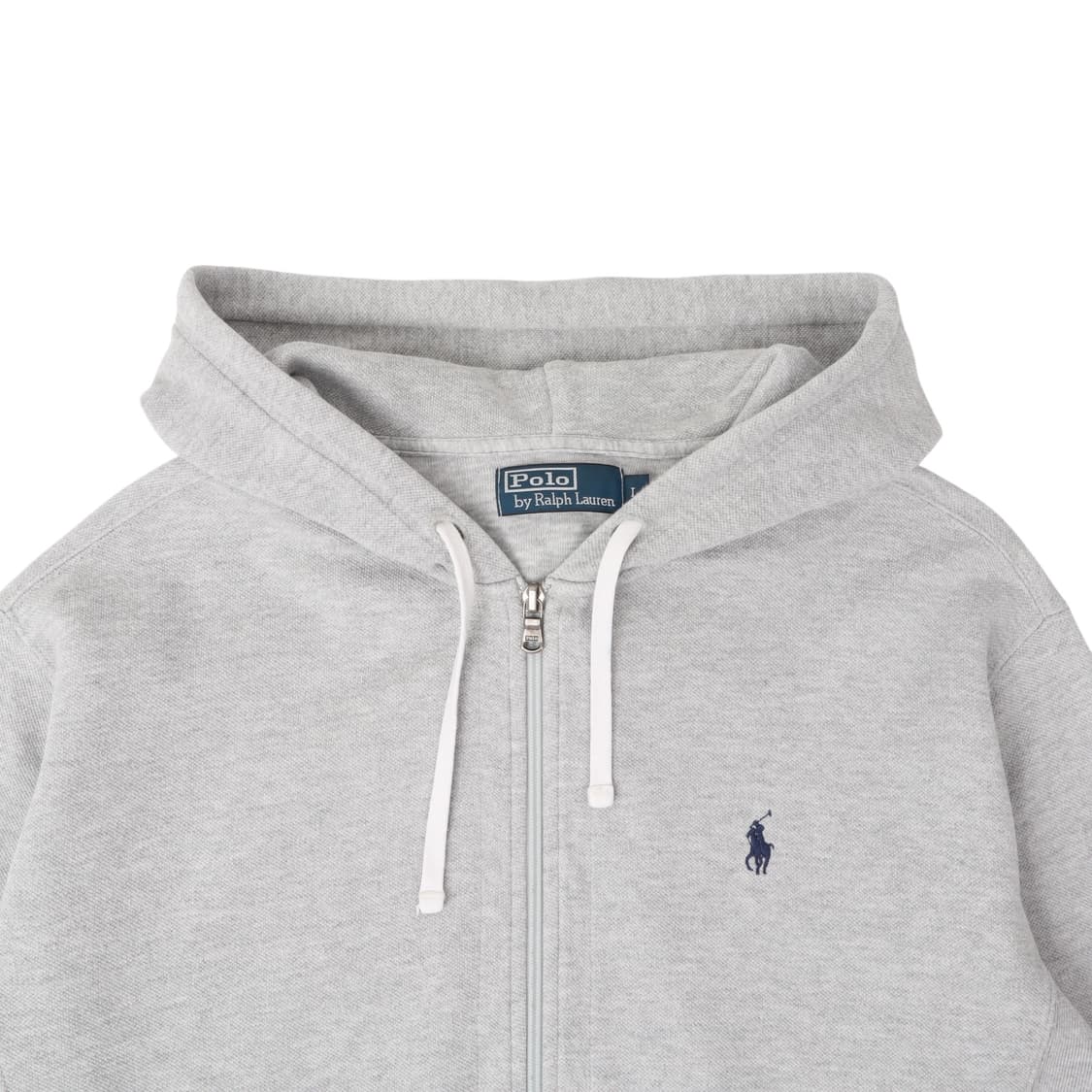 폴로 랄프로렌 그레이 코튼 후드 집업 상품이미지2