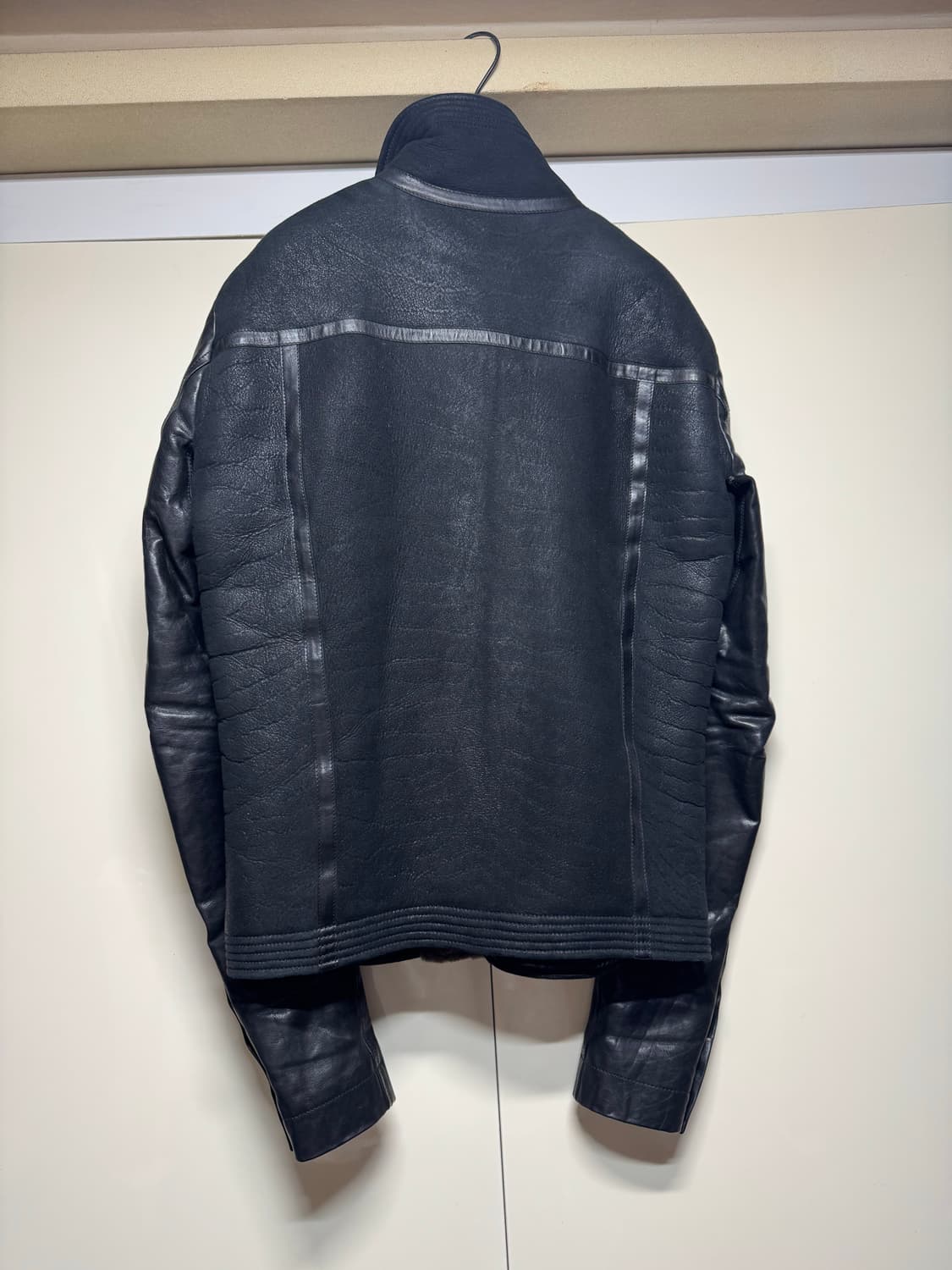 릭오웬스 12FW 레더 시어링 자켓 상품이미지6