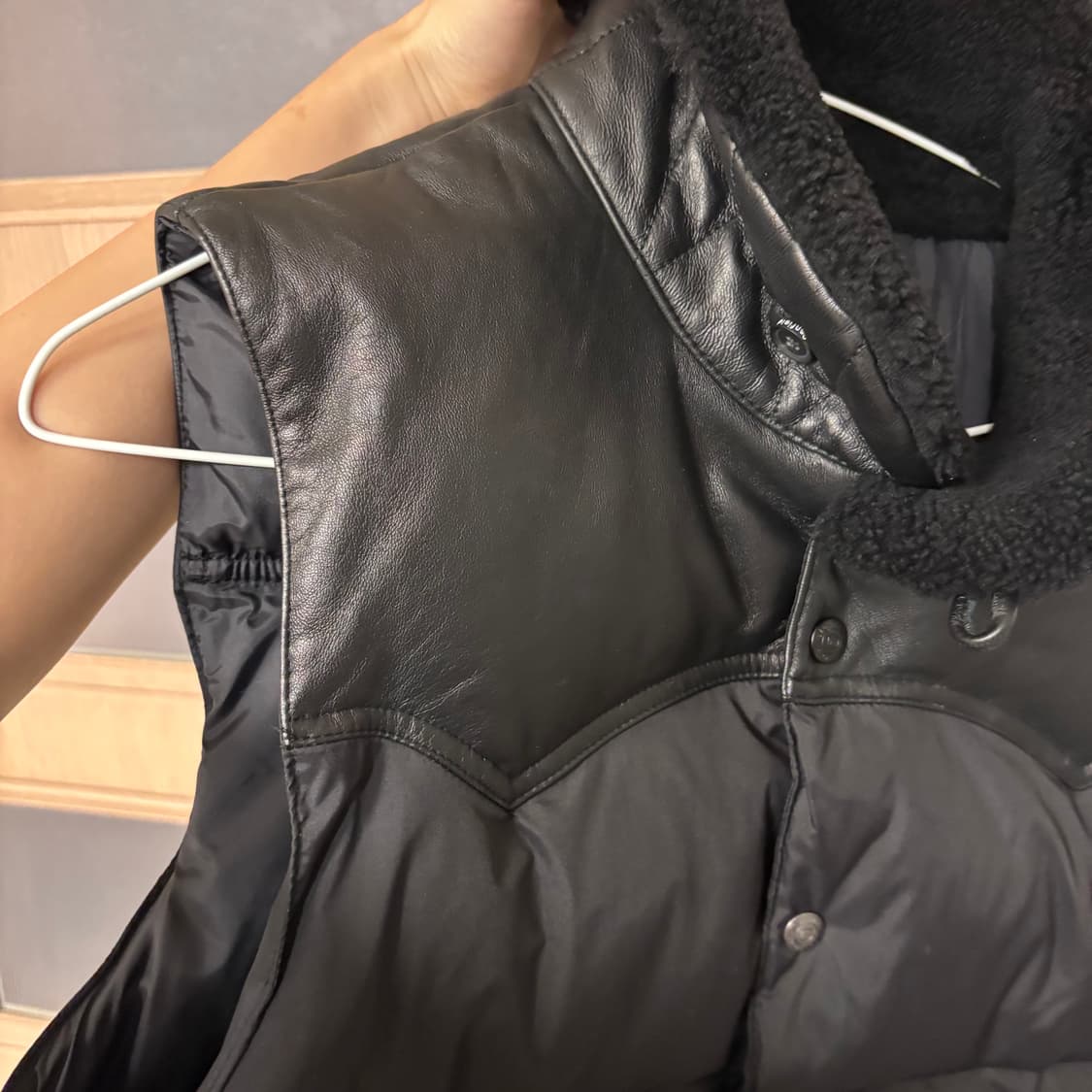 펜필드 락울 다운 베스트 블랙 M 상품이미지9