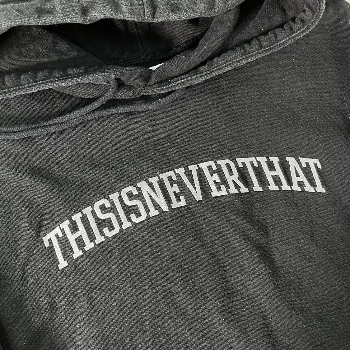 100 디스이즈네버댓 빅로고 후드티 상품이미지2