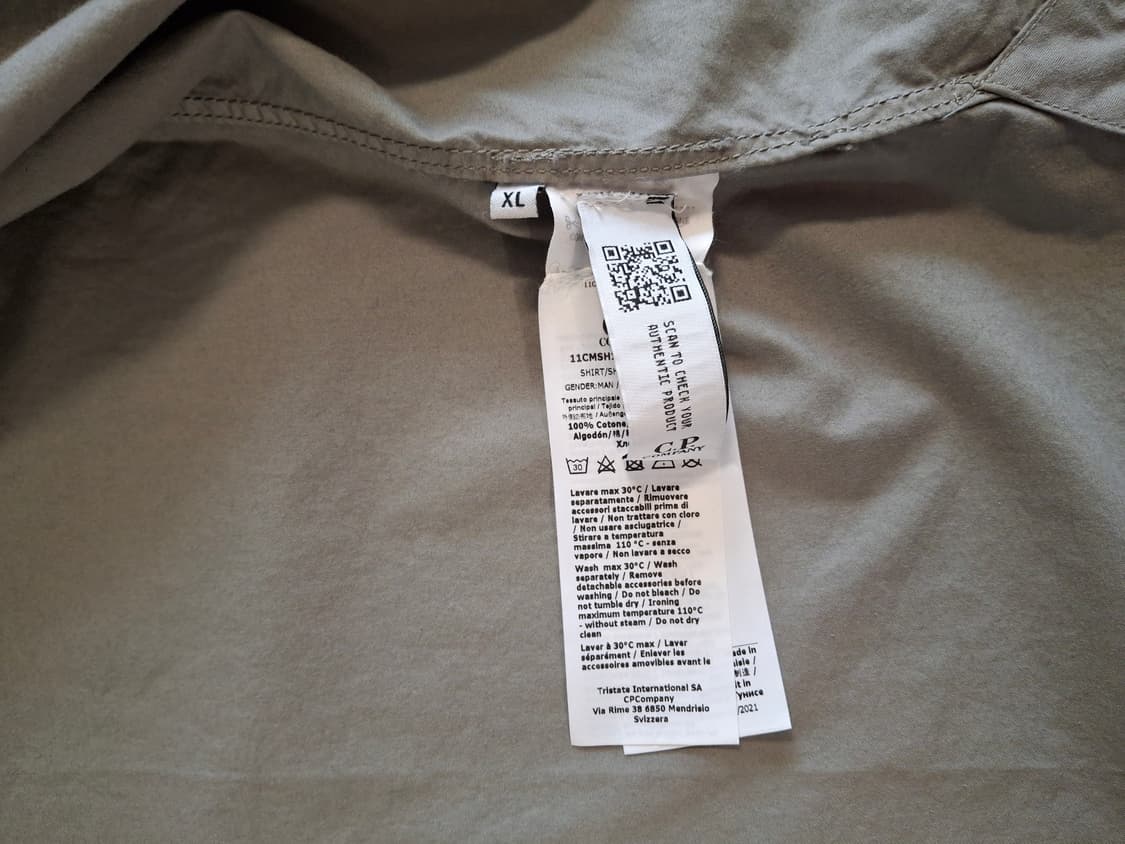 Cp컴퍼니  가먼트다잉 오버셔츠 xl사이즈 상품이미지3