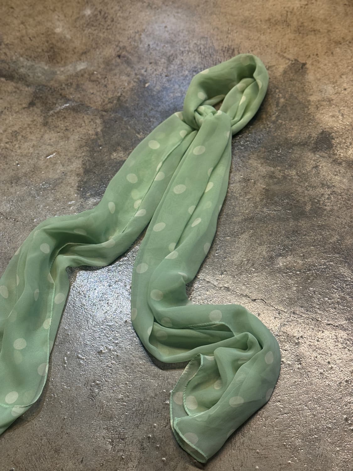 OS ) Japanese Vintage Dot Scarf 상품이미지3