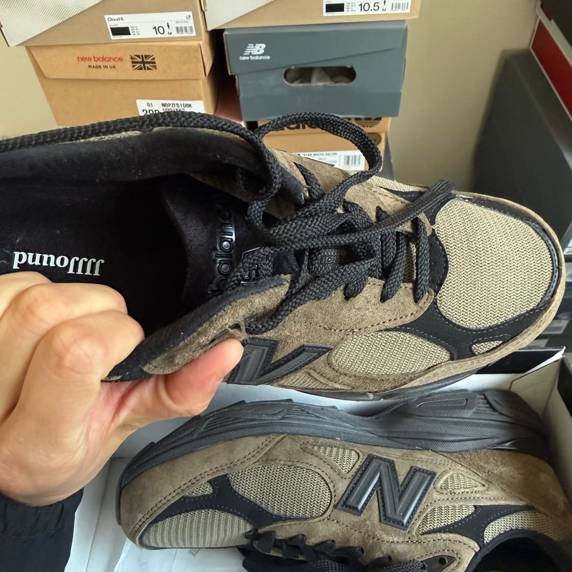 뉴발란스 자운드 990v3 브라운 블랙 상품이미지2