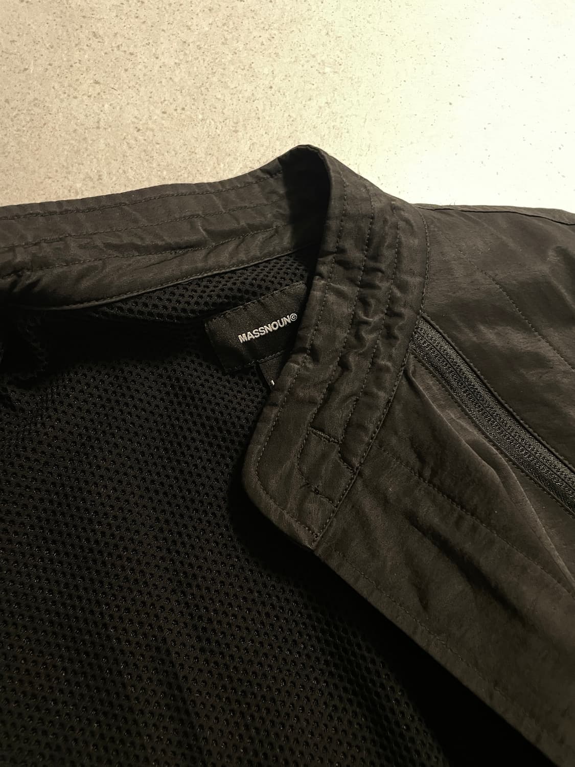 매스노운 바람막이 블랙 L 상품이미지3