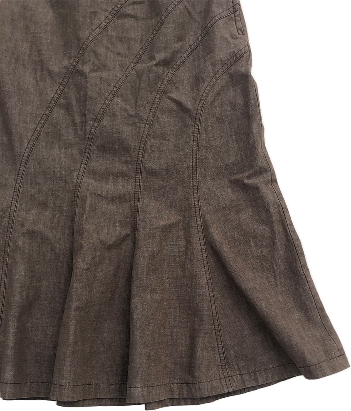 빈티지 구제 y2k 머메이드 핏 미디 스커트 상품이미지3