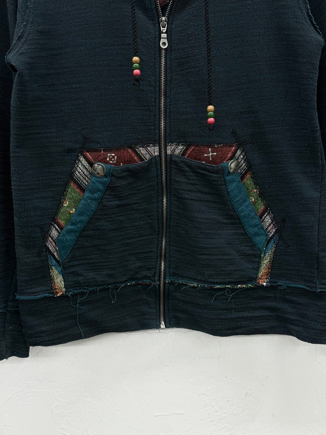 power to the people 에스닉 후드집업 상품이미지3