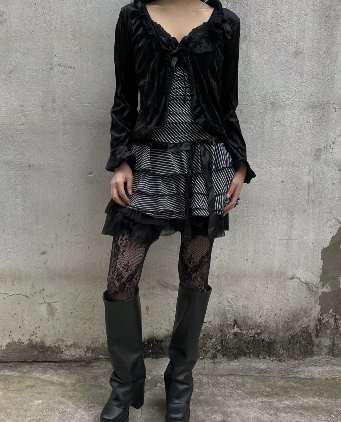 [Ketohouse] Gothic gyaru ribbon set 상품이미지2