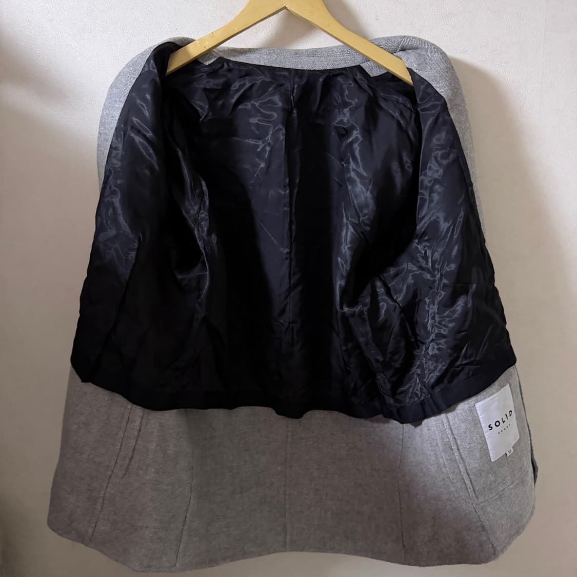 솔리드옴므 우영미 모&캐시미어 혼방 남성 자켓 52(남성 105정도) 상품이미지5