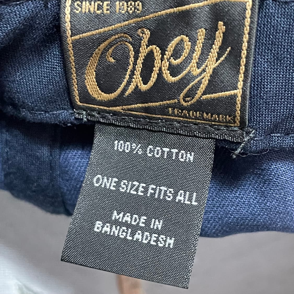 오베이 OBEY 네이비 볼캡 상품이미지2