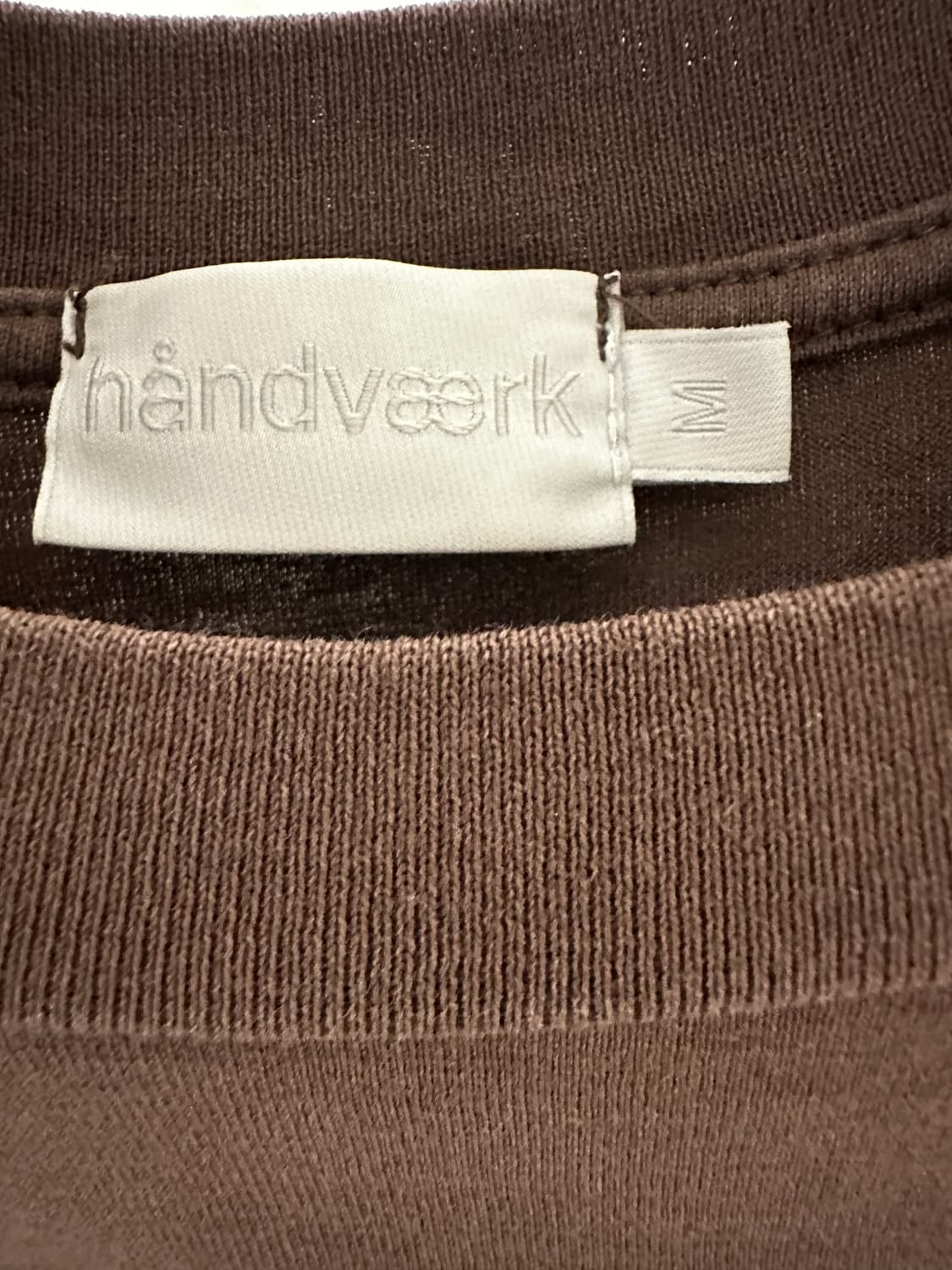 handvaerk 핸드베르크 포켓 반팔 티셔츠 브라운 M 상품이미지3