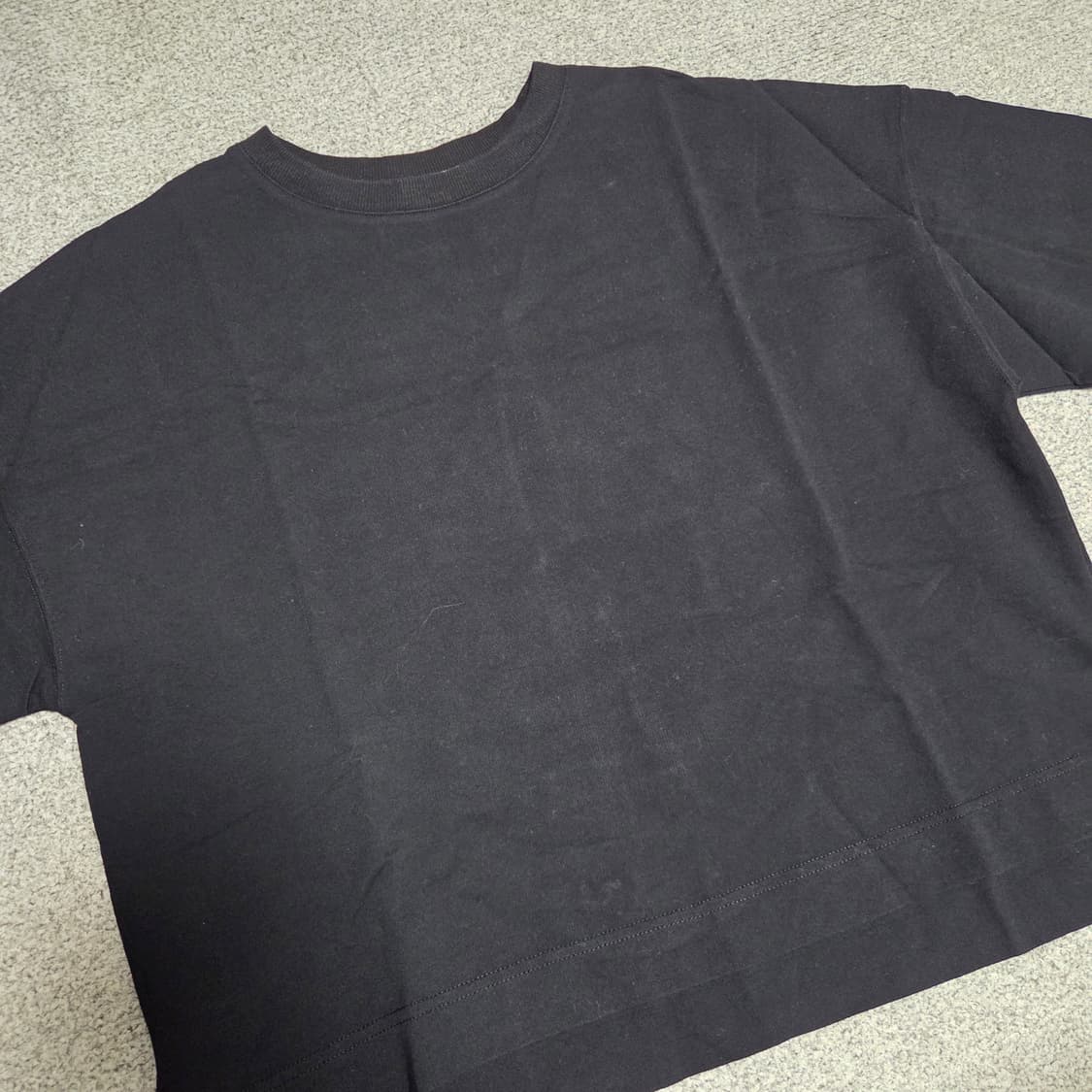 Green Label Relaxing 크롭 반팔 티셔츠 M-L 상품이미지2