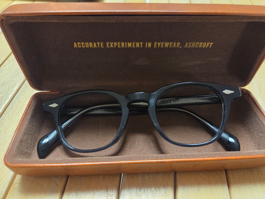 애쉬크로프트 류노스케 아세테이트 다크그레이 실버 45 size 상품이미지2