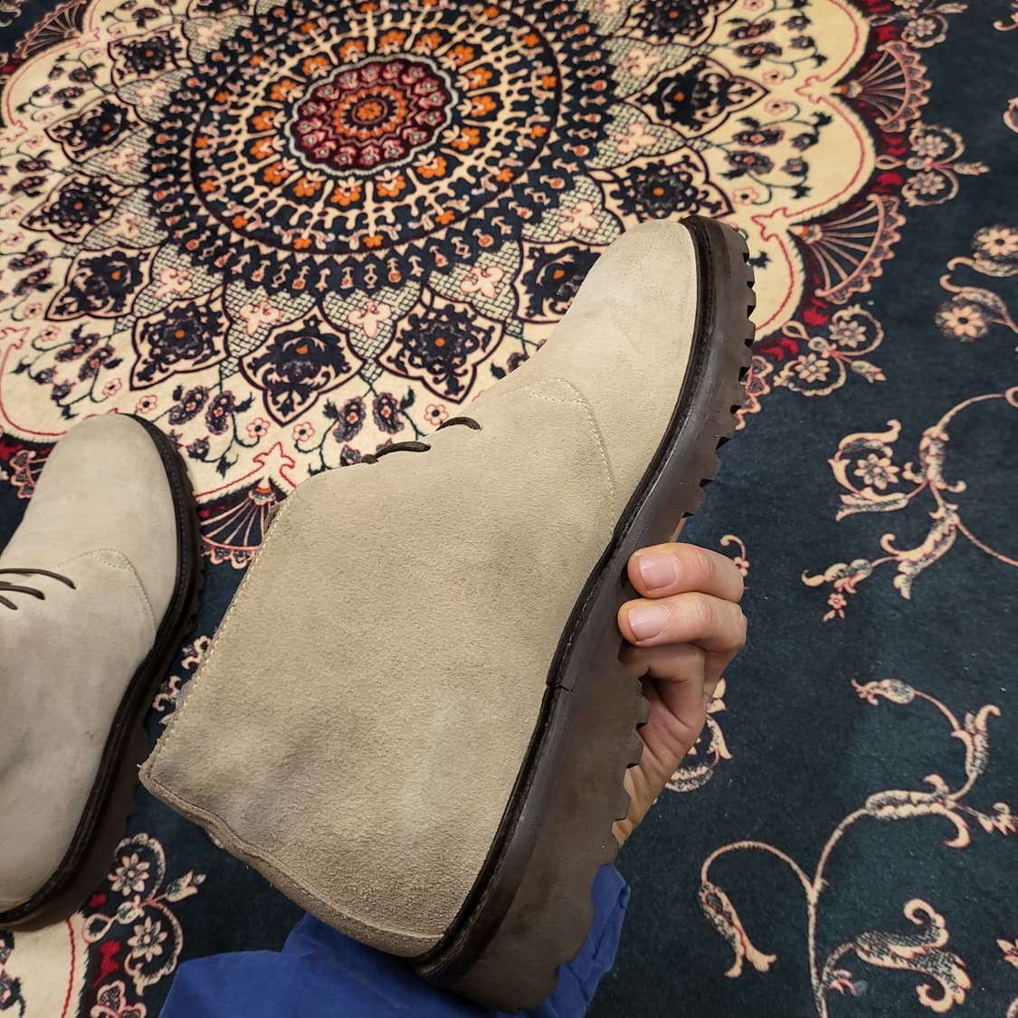 타임 옴므 스웨이드 처카 부츠 260m (41) 상품이미지7