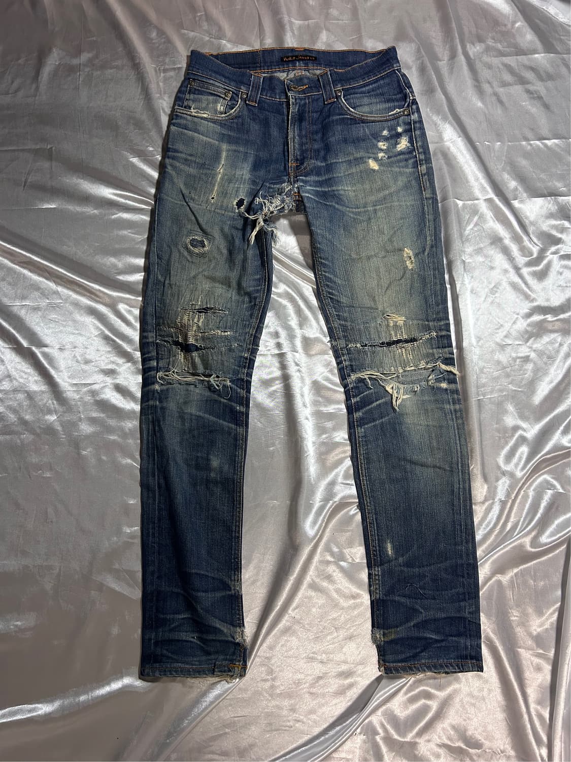 Nudie Jeans damage grunge denim pants 상품이미지1