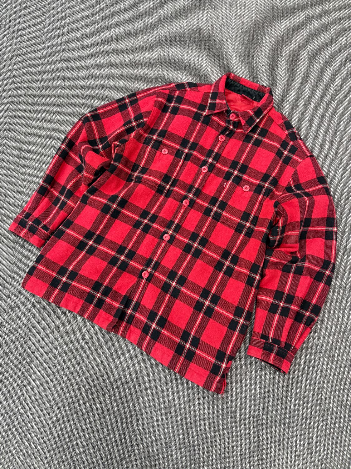 리바이스 체크 누빔자켓 상품이미지1