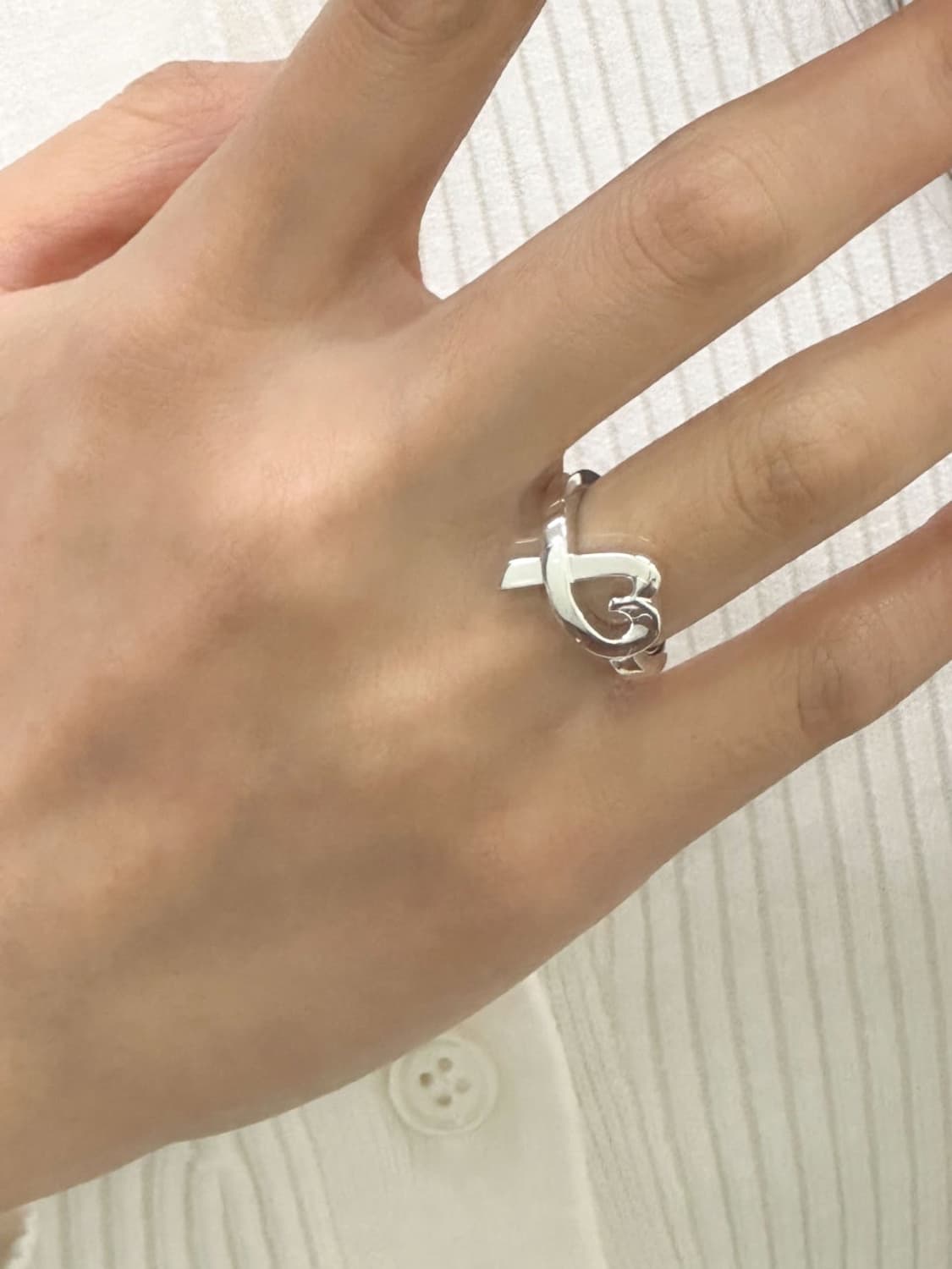 tiffany&co / 티파니앤코 실버925 러빙하트 반지 상품이미지7