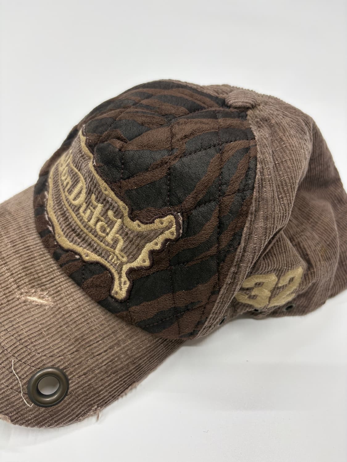 본더치 Von Dutch  Y2k 코듀로이 트러커 캡 모자 상품이미지2