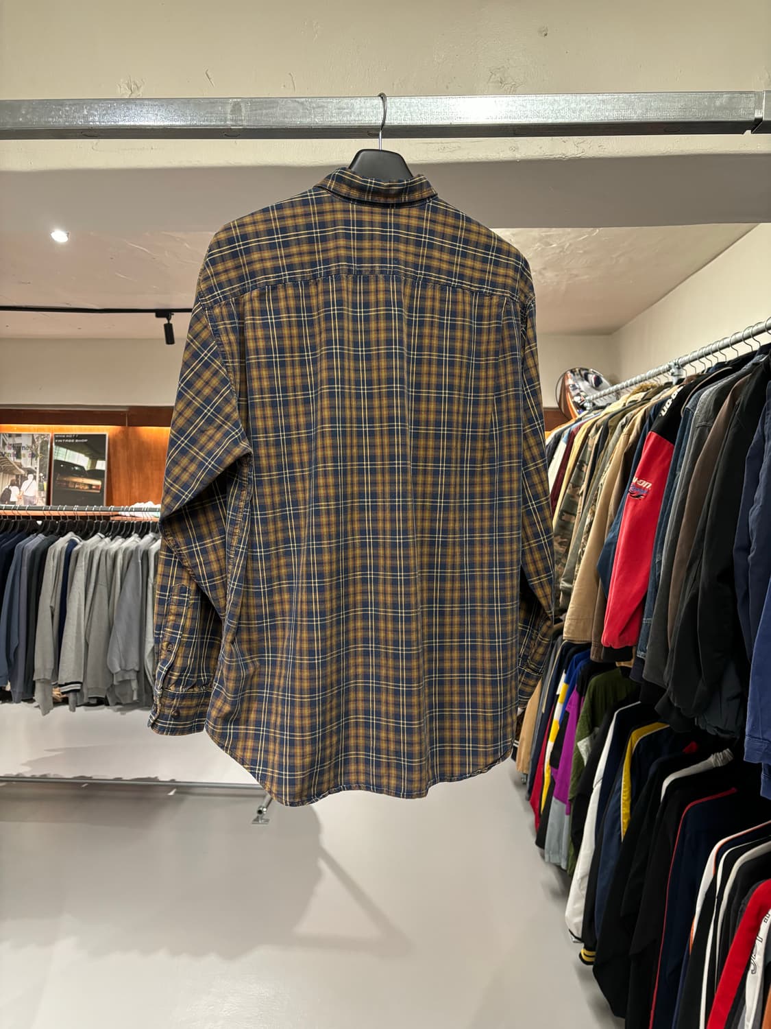 GAP 브라운 체크 셔츠 상품이미지4