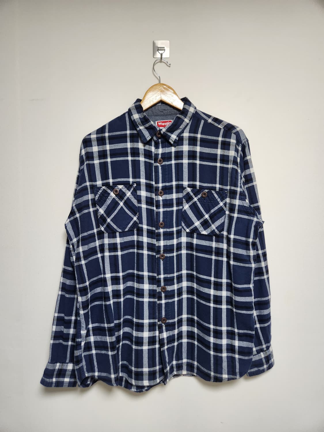 랭글러Wrangler 플란넬 셔츠 L - S141 상품이미지1