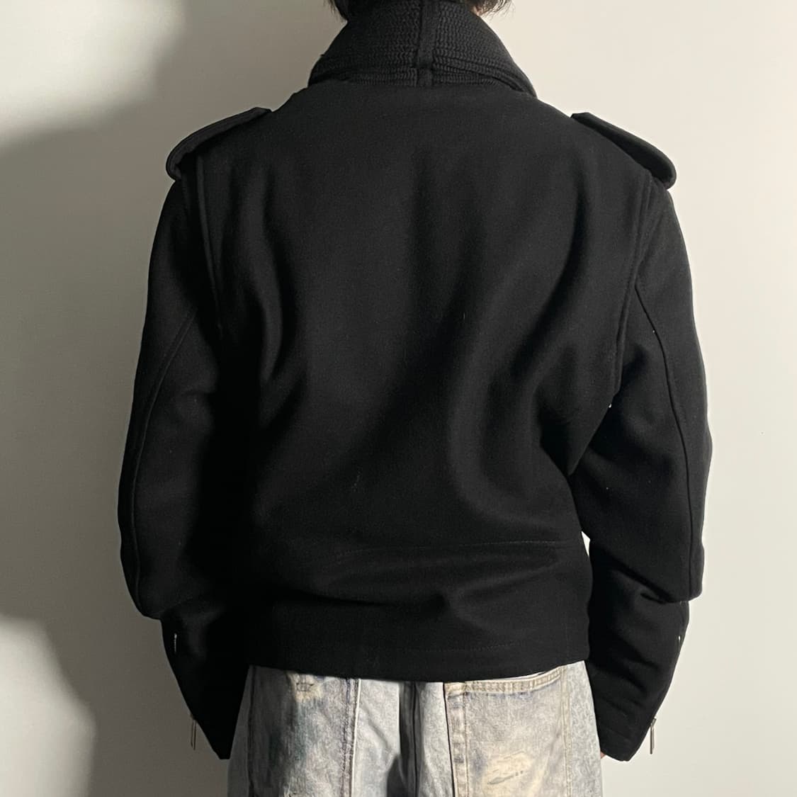 디스퀘어드2 숄카라 울 바이커 자켓 (on.83)   상품이미지3