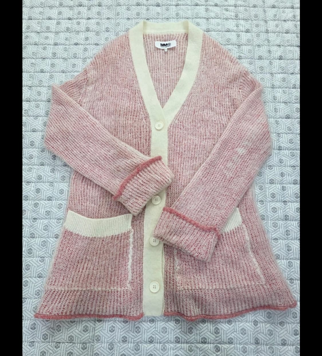 MM6 메종마르지엘라 핑크 가디건 55 상품이미지1