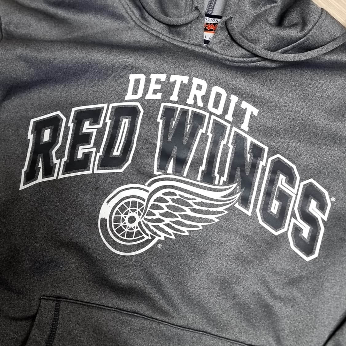빈티지 디트로이트 레드윙스 후드티 그레이(95-100) 상품이미지2