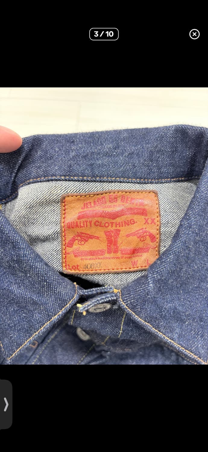 제라도 2세대 데님자켓 s사이즈 406xx 상품이미지3