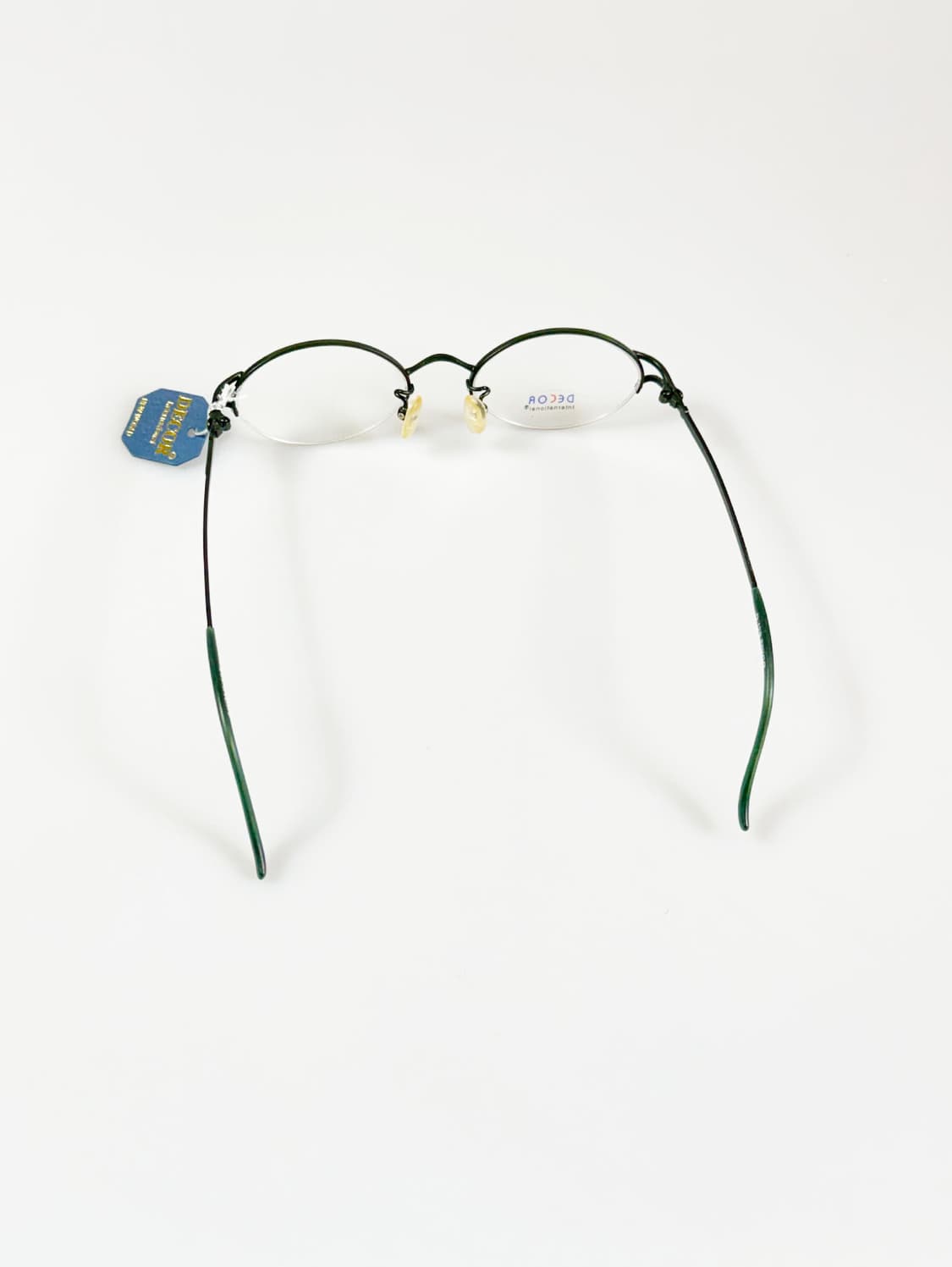 DECOR 오벌 반무테 메탈 프레임 빈티지 안경 상품이미지6