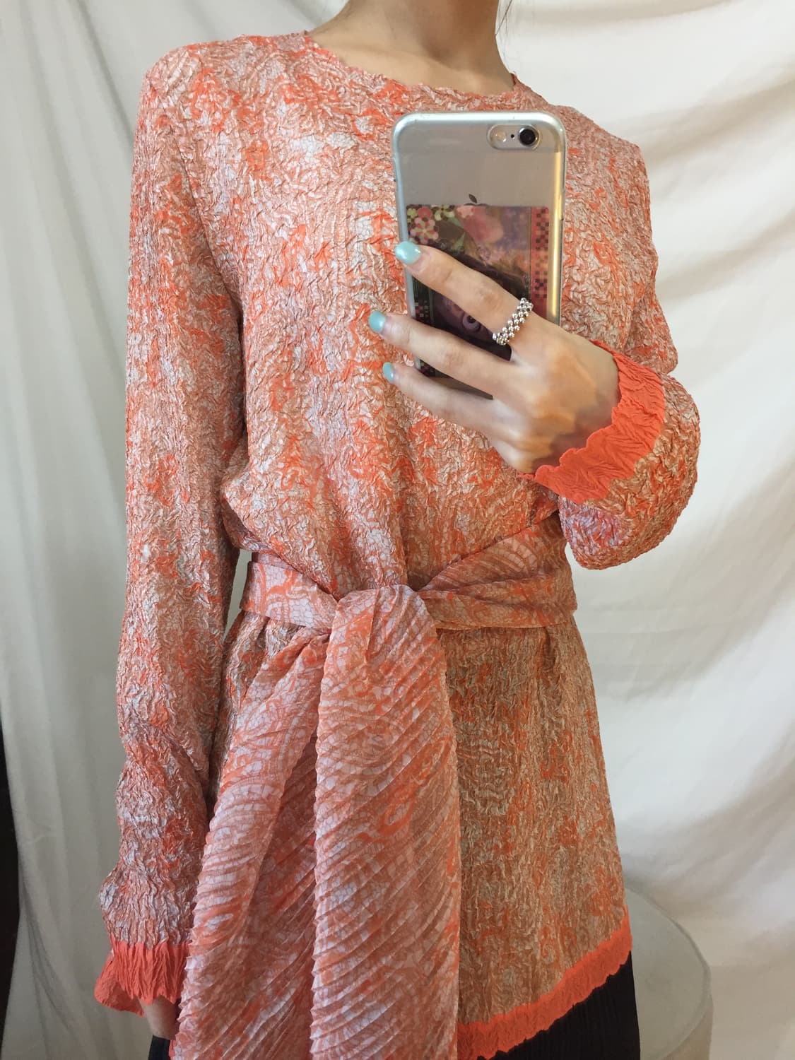 레이어드 원피스•타이 set 상품이미지3