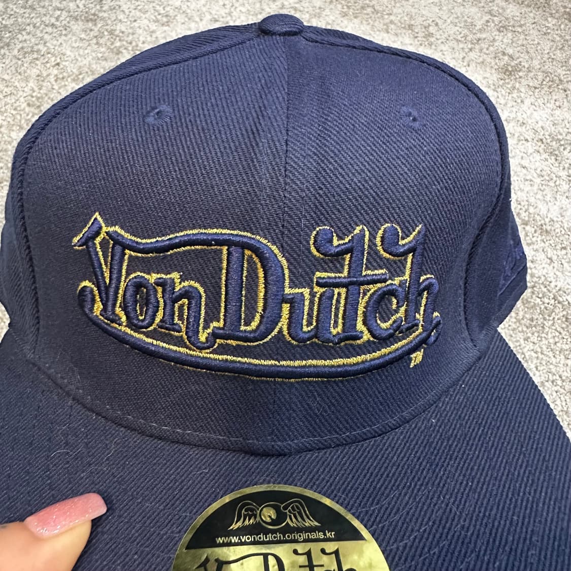 본더치 네이비 플랫빌 캡(59cm) 상품이미지5