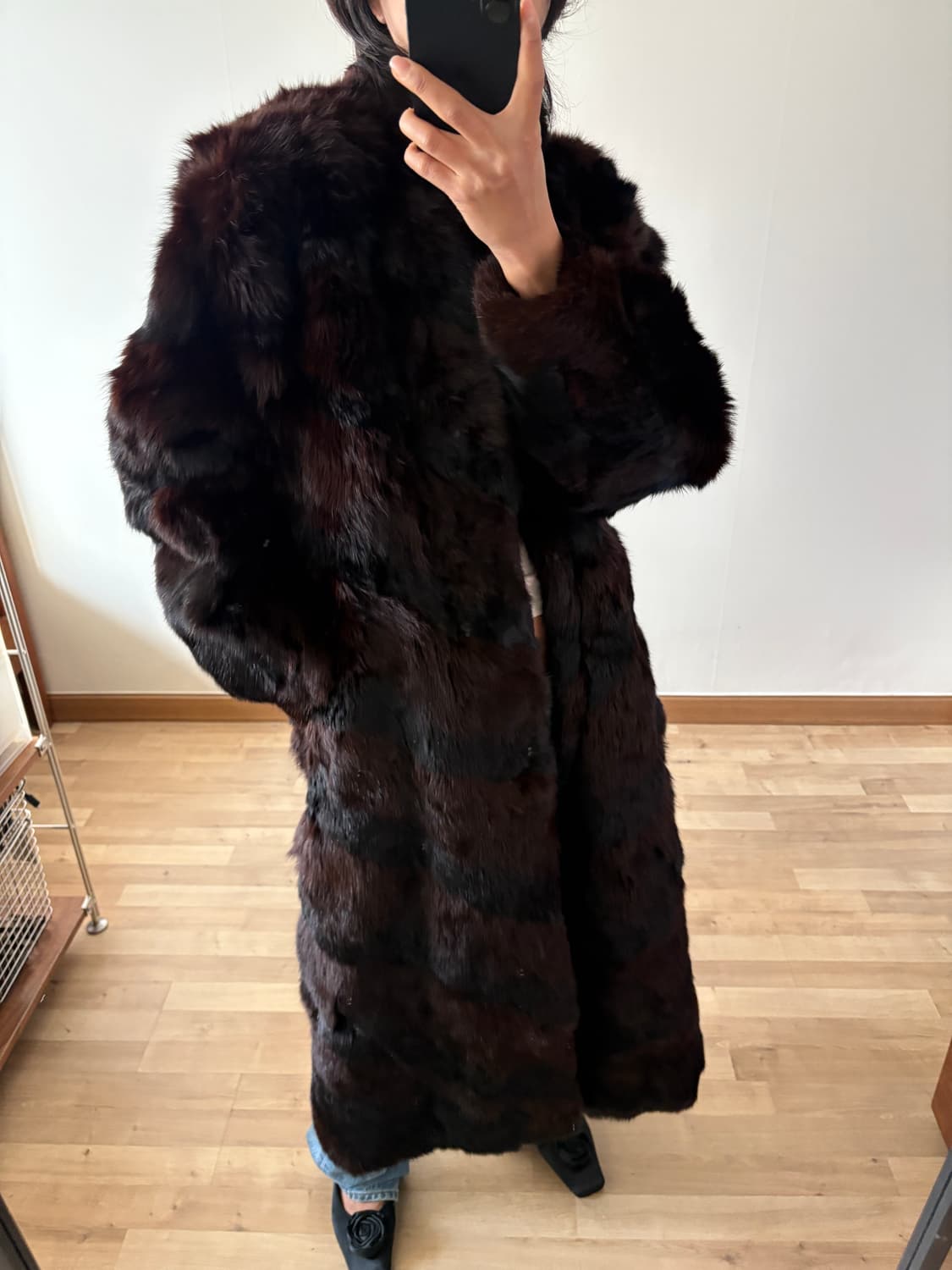 래빗 퍼코트 상품이미지2