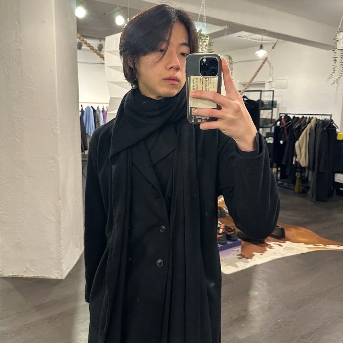 율리우스 캐시미어 넥워머 머플러 상품이미지3