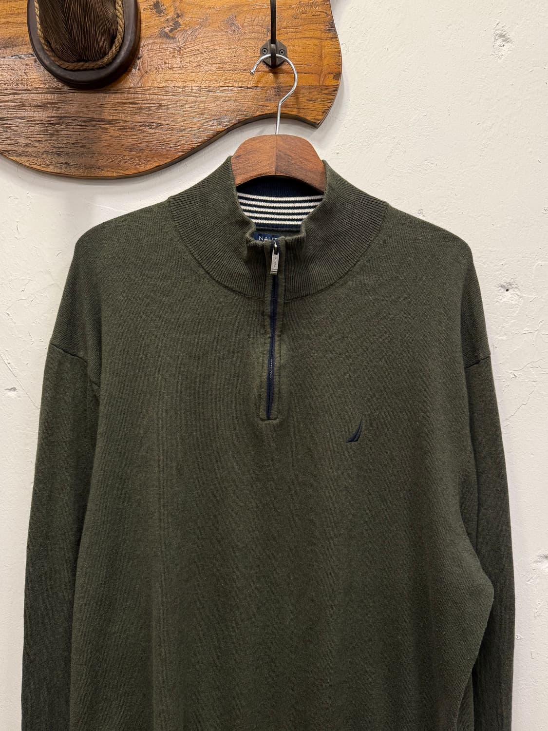 XXL) Nautica NAVTECH Quarter-Zip Mock Ne 상품이미지1