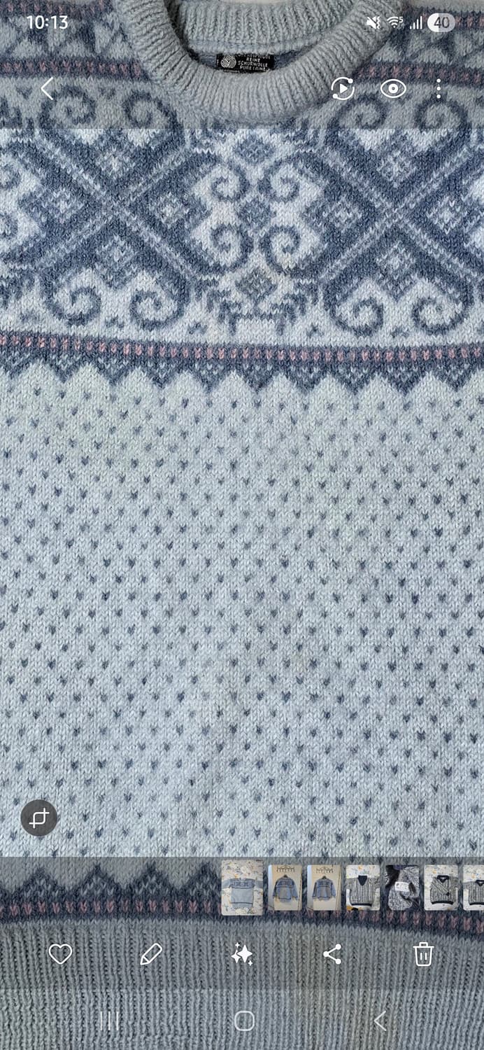 Dale of Norway 노르딕 패턴 스웨터 M 상품이미지4