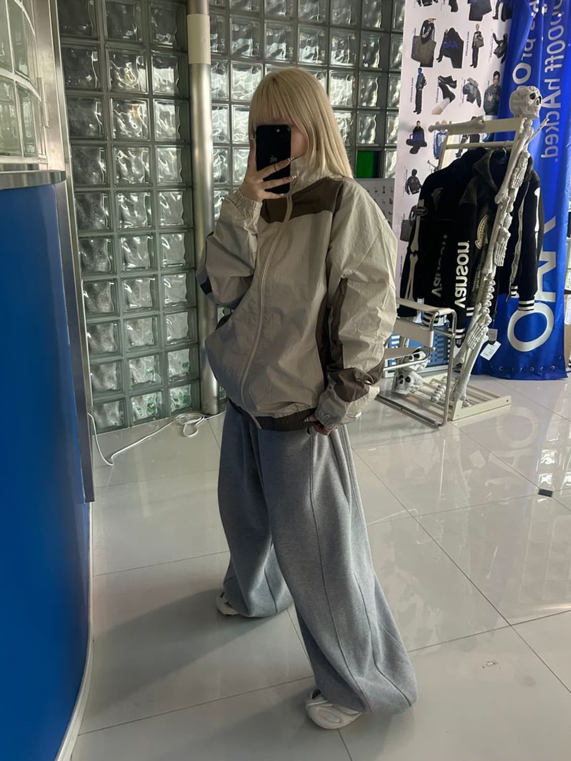 WIND JACKET FOA4082 바람막이 재킷 FOA408206 상품이미지1