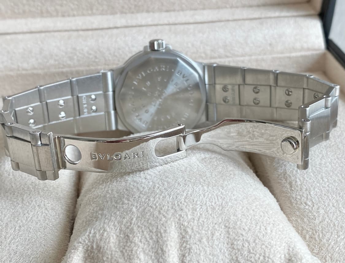 불가리 디아고노 LCV29 여성용 중형 29mm 11p 다이아 쿼츠 상품이미지8